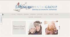 Desktop Screenshot of duncan-dental.com